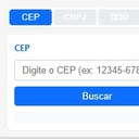 Consulta CEP, CNPJ, DDD e Taxas  screen for extension Chrome web store in OffiDocs Chromium