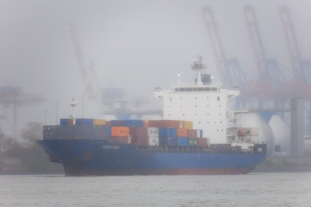 Download gratuito di Container Ship Cranes Harbour: foto o immagine gratuita da modificare con l'editor di immagini online GIMP