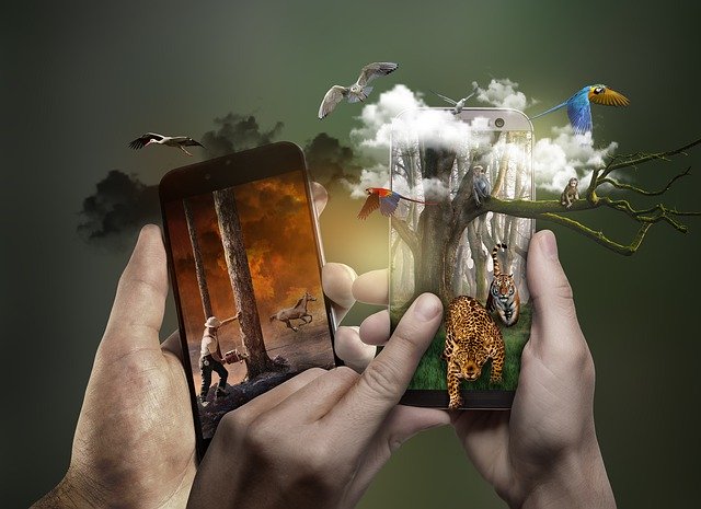 Free download Contaminación Amazonia Smarthphone -  free illustration to be edited with GIMP free online image editor