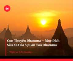 Free download Con Thuyen Dhamma Muc Dich Sau Xa Cua Su Lan Toa Dhamma Goenka free photo or picture to be edited with GIMP online image editor