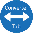 Converter Tab  screen for extension Chrome web store in OffiDocs Chromium