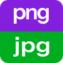 Convert PNG to JPG  screen for extension Chrome web store in OffiDocs Chromium