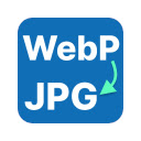 Convert WebP to JPG  screen for extension Chrome web store in OffiDocs Chromium