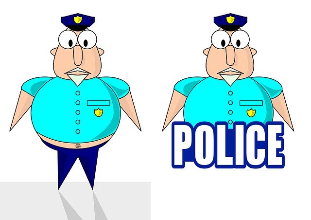 Free download Cop Illustration Drawing -  free illustration to be edited with GIMP free online image editor