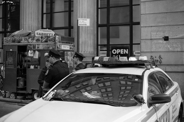 Free download Cops New York Police -  free photo or picture to be edited with GIMP online image editor