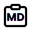 Copy All URLs MD  screen for extension Chrome web store in OffiDocs Chromium