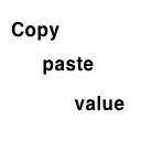 Copy paste value  screen for extension Chrome web store in OffiDocs Chromium