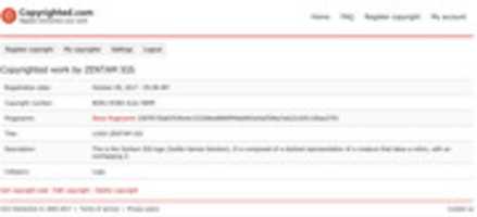 Free download Copyright LOGO ZENTAM free photo or picture to be edited with GIMP online image editor