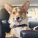 Corgi Theme  screen for extension Chrome web store in OffiDocs Chromium