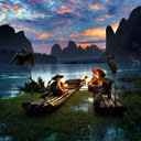 Cormorant Fishermen, Li River  screen for extension Chrome web store in OffiDocs Chromium