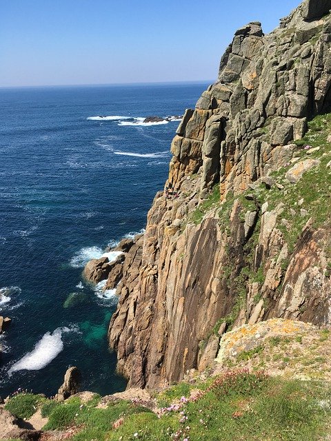 Безкоштовно завантажте Cornwall Summer Cliffs — безкоштовну фотографію чи зображення для редагування за допомогою онлайн-редактора зображень GIMP