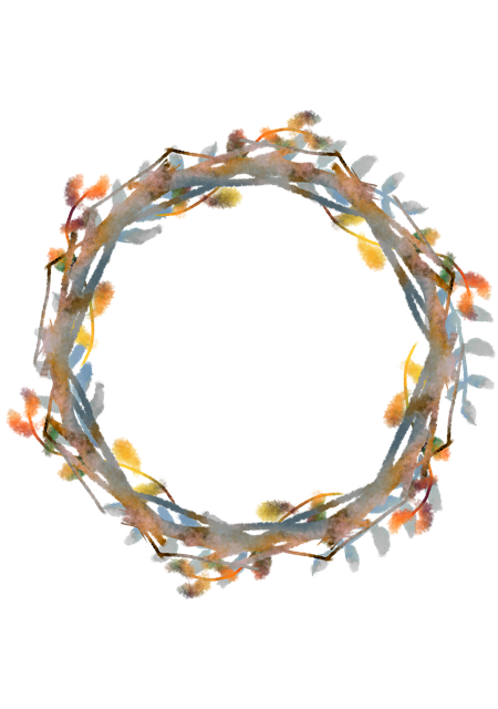 Free download Corolla Wreath Twig -  free illustration to be edited with GIMP free online image editor
