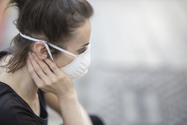 Free download coronavirus mask woman portrait free picture to be edited with GIMP free online image editor