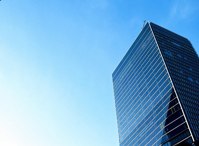 Free download Corporate Skyscraper Blue -  free photo or picture to be edited with GIMP online image editor