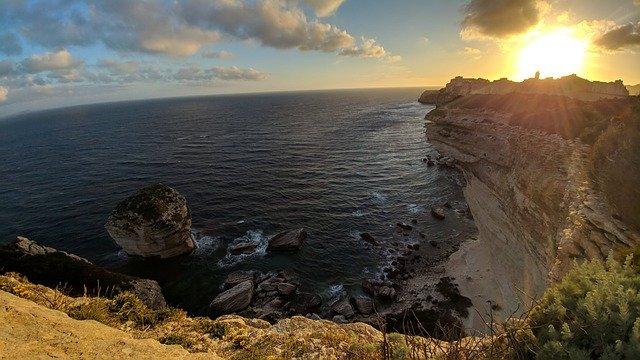 Free picture Corsica Bonifacio Cliffs -  to be edited by GIMP free image editor by OffiDocs