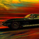 Corvette Stingray Live Wallpaper  screen for extension Chrome web store in OffiDocs Chromium