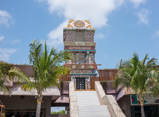 Free picture Costa Maya Mexico Tower -  to be edited by GIMP free image editor by OffiDocs