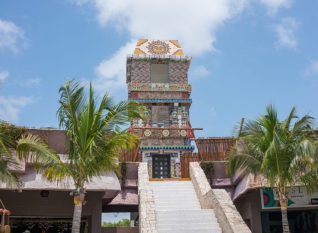 Free download Costa Maya Mexico Tower -  free photo or picture to be edited with GIMP online image editor