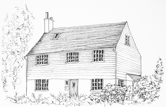 Free download Cottage England Traditional -  free illustration to be edited with GIMP free online image editor