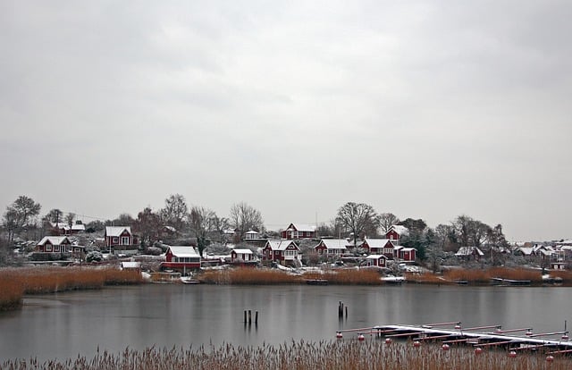 Free download cottages winter snow nature free picture to be edited with GIMP free online image editor