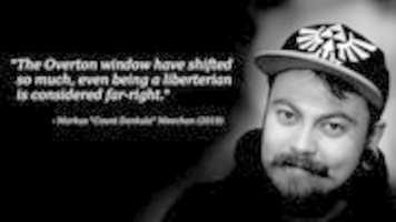 Free download Count Dankula Overton window politics quote (2019) free photo or picture to be edited with GIMP online image editor