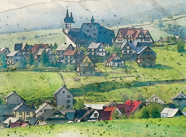Free download Countryside Outdoor Structure -  free illustration to be edited with GIMP free online image editor