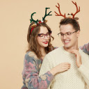 Couple and New Year  screen for extension Chrome web store in OffiDocs Chromium