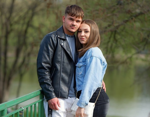 Free download couple portrait outdoors lovers free picture to be edited with GIMP free online image editor