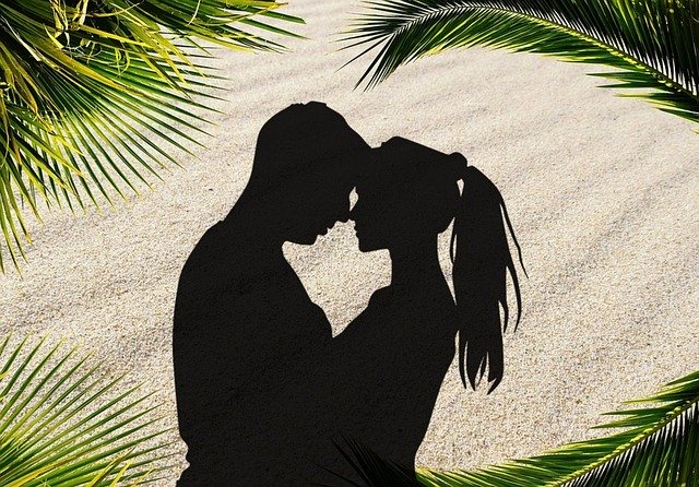 Free download Couple Silhouette -  free illustration to be edited with GIMP free online image editor