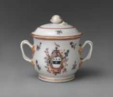 Free download Covered Two-handled Bowl and Tray free photo or picture to be edited with GIMP online image editor
