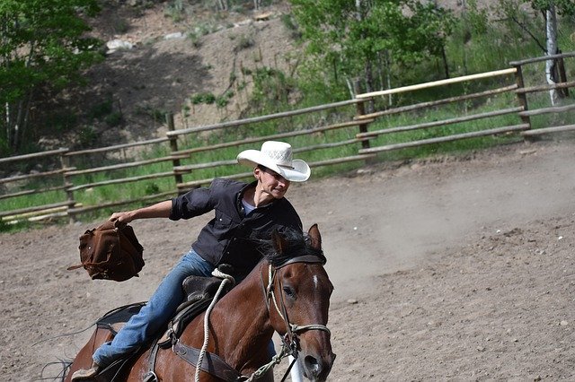 Descărcare gratuită Cowboys Rodeo Competition - fotografie sau imagini gratuite pentru a fi editate cu editorul de imagini online GIMP