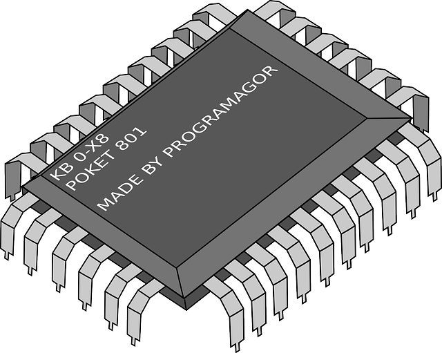 Free download Cpu Processor Electronics - Free vector graphic on Pixabay free illustration to be edited with GIMP free online image editor