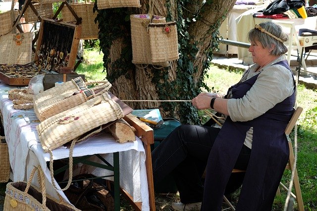 Скачать бесплатно Craft Wickerwork Weave Natural - бесплатное фото или изображение для редактирования с помощью онлайн-редактора изображений GIMP