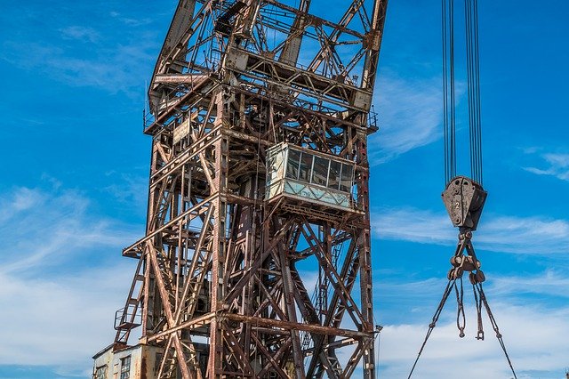 Безкоштовно завантажити Crane Port Old - безкоштовне фото або зображення для редагування за допомогою онлайн-редактора зображень GIMP