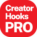 Creator Hooks  screen for extension Chrome web store in OffiDocs Chromium