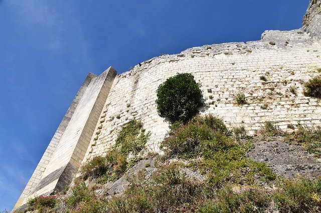 Free download Creepy Fortification Castle Lôches -  free photo or picture to be edited with GIMP online image editor