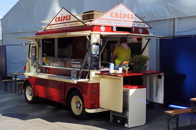 Free download crepes crepes vending cart sales car free picture to be edited with GIMP free online image editor