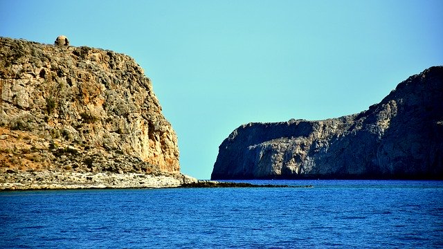 무료 다운로드 Crete Rocks The Isthmus - 무료 사진 또는 김프 온라인 이미지 편집기로 편집할 수 있는 사진
