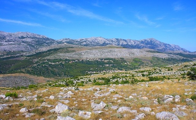 Free download Croatia Landscape Mountains -  free free photo or picture to be edited with GIMP online image editor