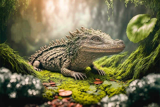 Free download crocodile forest fantasy animal free picture to be edited with GIMP free online image editor