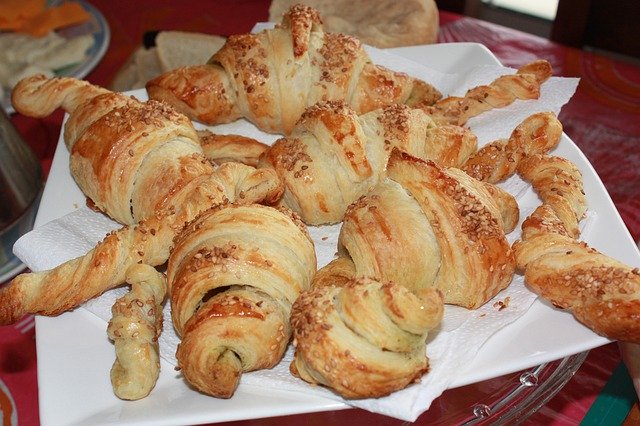 Free download Croissants Bake Breakfast -  free photo or picture to be edited with GIMP online image editor