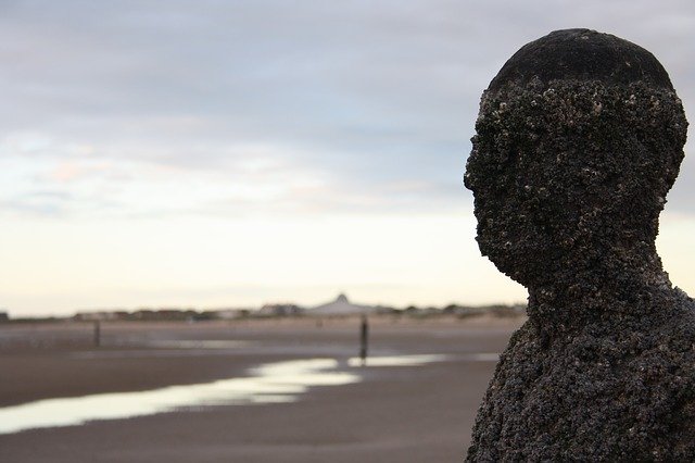 Muat turun percuma Crosby Beach Liverpool - foto atau gambar percuma untuk diedit dengan editor imej dalam talian GIMP