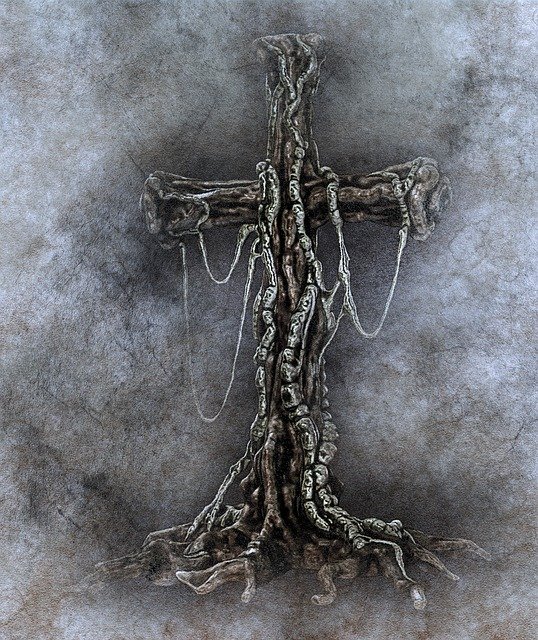 Free download Cross Wood Bough -  free illustration to be edited with GIMP free online image editor