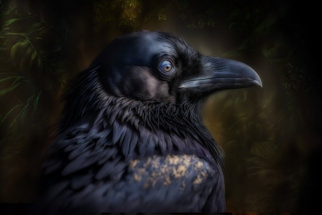 Bezpłatne pobieranie darmowego obrazu wrony ptaka kruka mistycznej fantazji do edycji za pomocą bezpłatnego edytora obrazów online GIMP