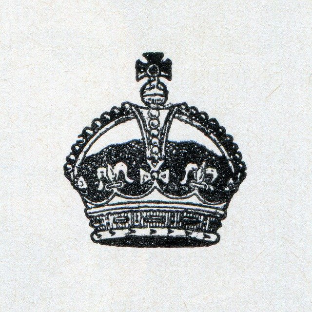 GIMP 온라인 이미지 편집기로 편집할 Crown British King 무료 일러스트레이션 무료 다운로드