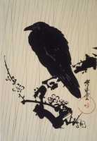 Free download Crow on a Branch free photo or picture to be edited with GIMP online image editor