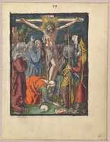 Free download Crucifixion, from the Small Woodcut Passion free photo or picture to be edited with GIMP online image editor