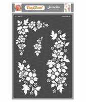 Free download CTS 573 A Bunch Of Blooms Stencil A 4 free photo or picture to be edited with GIMP online image editor