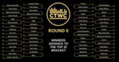 Free download CTWC Round Of 48 Bracket 10 19 19 free photo or picture to be edited with GIMP online image editor
