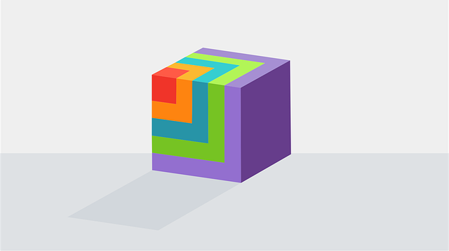 Free download Cube Color Geometric - Free vector graphic on Pixabay free illustration to be edited with GIMP free online image editor